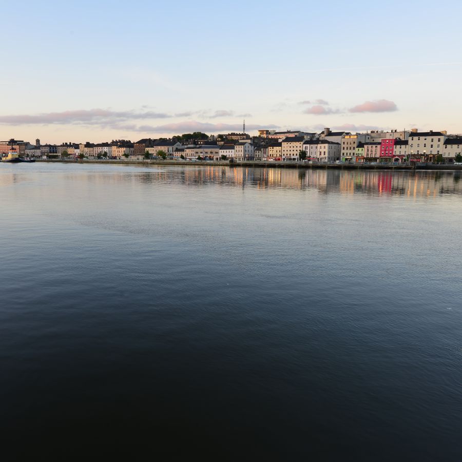 waterford city over river